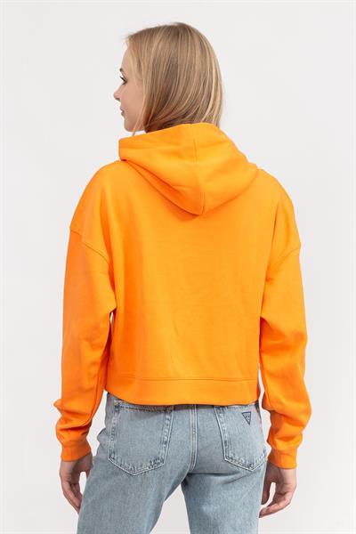 Calvin Klein Rib insert interlock Hoodie Kadın Kapüşonlu Sweatshirt