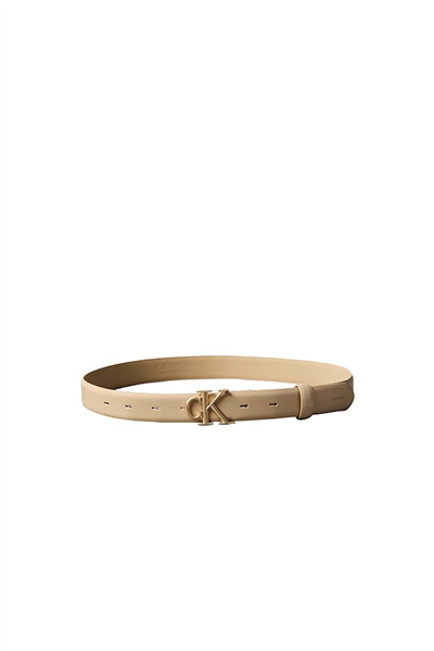 Calvin Klein Round Ck Buckle 30Mm Belt Smooth Kadın Kemer