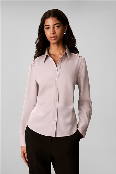 Calvin Klein Satin Twill Shirt Kadın Gömlek