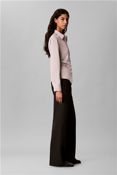 Calvin Klein Satin Twill Shirt Kadın Gömlek