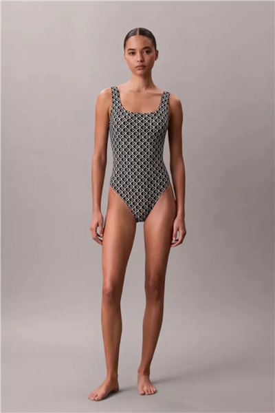 Calvin Klein Scoop Back Kadın Mayo Siyah