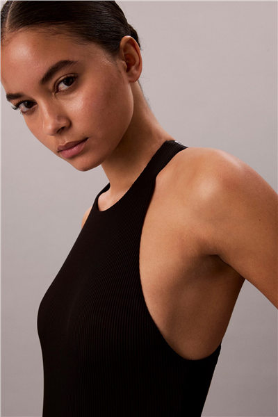 Calvin Klein Scoop Back Kadın Mayo Siyah