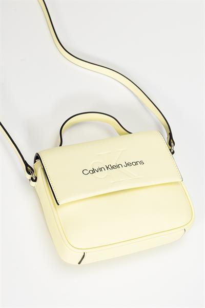 Calvin Klein Sculpted Boxy Flap Cb20 Mono Kadın Mini Omuz Çantası