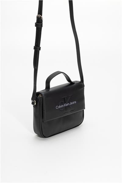 Calvin Klein Sculpted Boxy Flap Cb20 Mono Kadın Mini Omuz Çantası