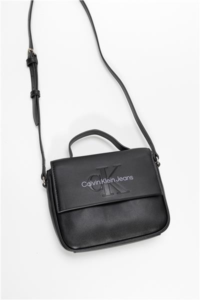 Calvin Klein Sculpted Boxy Flap Cb20 Mono Kadın Mini Omuz Çantası