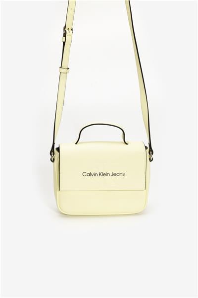 Calvin Klein Sculpted Boxy Flap Cb20 Mono Kadın Mini Omuz Çantası