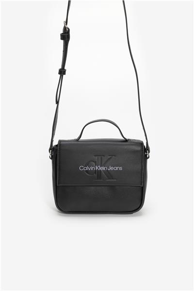 Calvin Klein Sculpted Boxy Flap Cb20 Mono Kadın Mini Omuz Çantası
