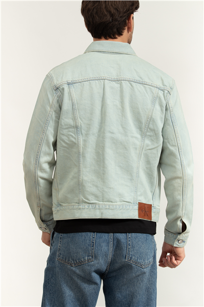 Calvin Klein Seaglass Classic Trucker Erkek Kot Mont