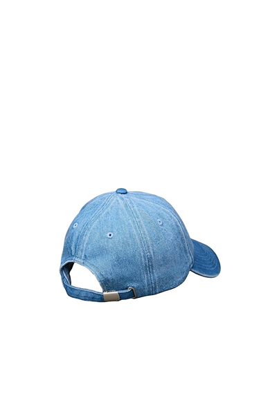 Calvin Klein Seasonal Logo Denim Cap Erkek Baseball Şapka Mavi