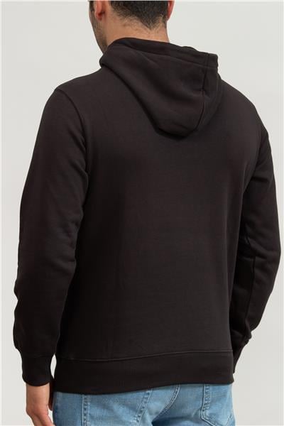 Calvin Klein Seasonal Monologo Regular Hoodie Erkek Kapüşonlu Sweatshirt