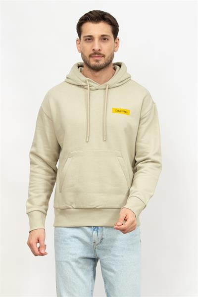 Calvin Klein Sense Layer Back Graphic Erkek Kapüşonlu Sweatshirt