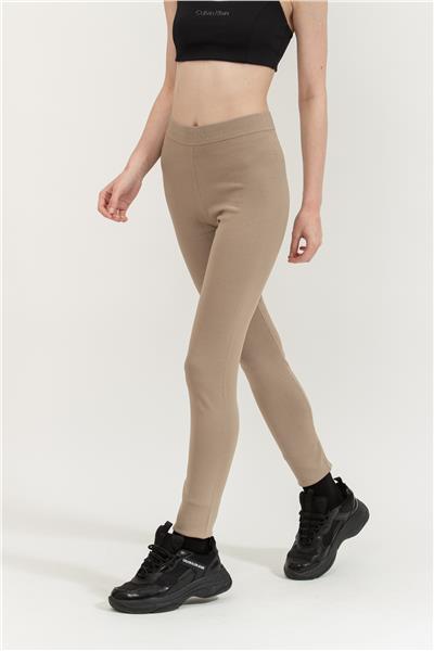 Calvin Klein Sensual Knit Logo Kadın Tayt
