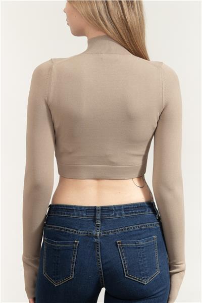 Calvin Klein Sensual Knit Logo Kadın Triko