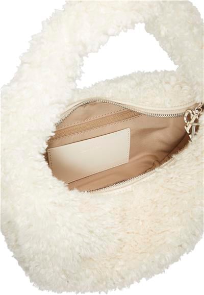 Calvin Klein Sherpa Ck Zip Puller Kadın Mini Omuz Çantası