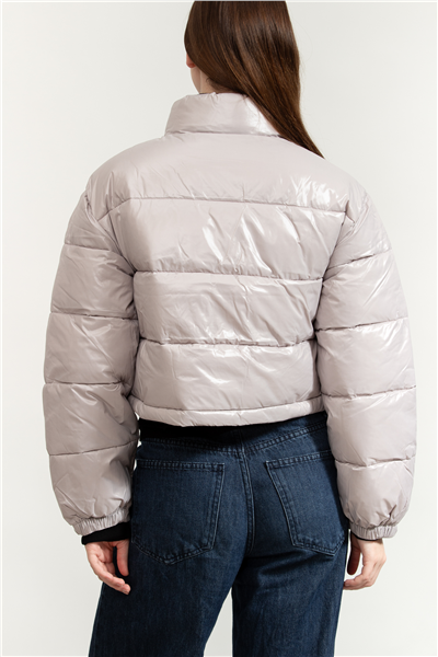Calvin Klein Shine Crop Puffer Kadın Mont