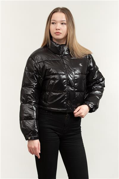 Calvin Klein Shine Crop Puffer Kadın Mont
