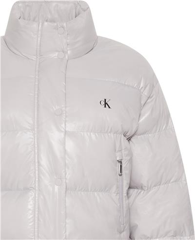 Calvin Klein Shine Crop Puffer Kadın Mont