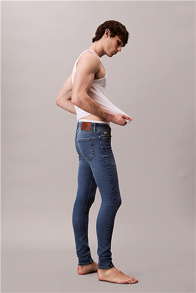 Calvin Klein Skinny Canyon Blue J Erkek Jean Pantolon
