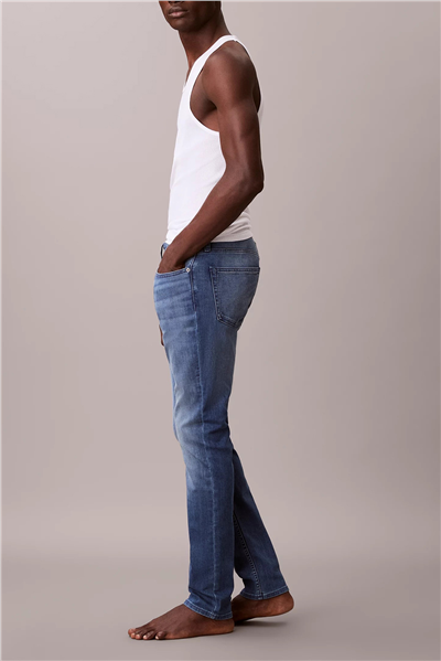 Calvin Klein Skinny Embers Jean Erkek Jean Pantolon Mavi