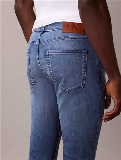 Calvin Klein Skinny Embers Jean Erkek Jean Pantolon Mavi