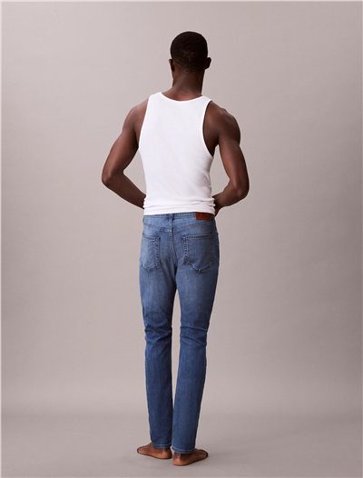Calvin Klein Skinny Embers Jean Erkek Jean Pantolon Mavi