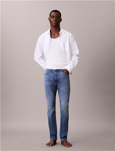 Calvin Klein Skinny Embers Jean Erkek Jean Pantolon Mavi