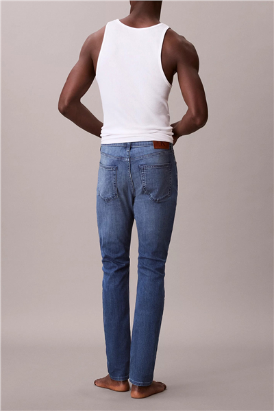 Calvin Klein Skinny Embers Jean Erkek Jean Pantolon Mavi