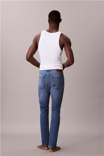 Calvin Klein Skinny Embers Jean Erkek Jean Pantolon Mavi