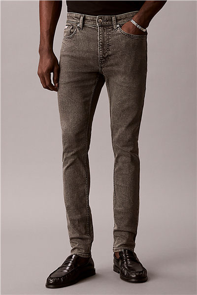 Calvin Klein Skinny Light Oyster Erkek Jean Pantolon