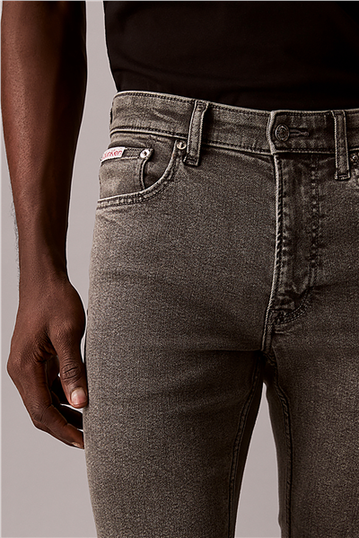 Calvin Klein Skinny Light Oyster Erkek Jean Pantolon