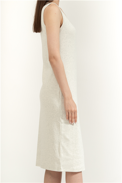 Calvin Klein Sl Baby Rib Woven La Kadın Elbise