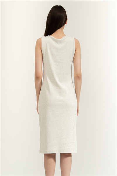 Calvin Klein Sl Baby Rib Woven La Kadın Elbise