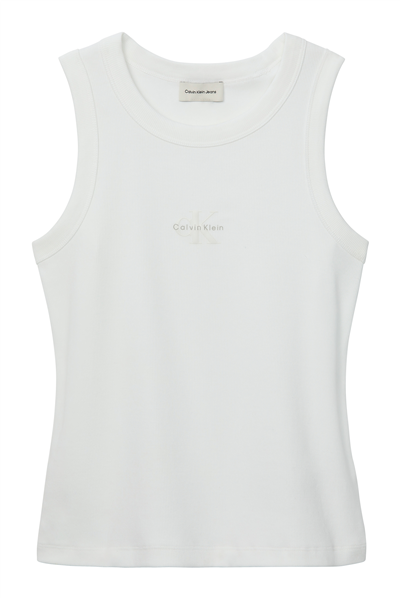 Calvin Klein Sl Monogram Rib Tank Kadın Kolsuz T-Shirt
