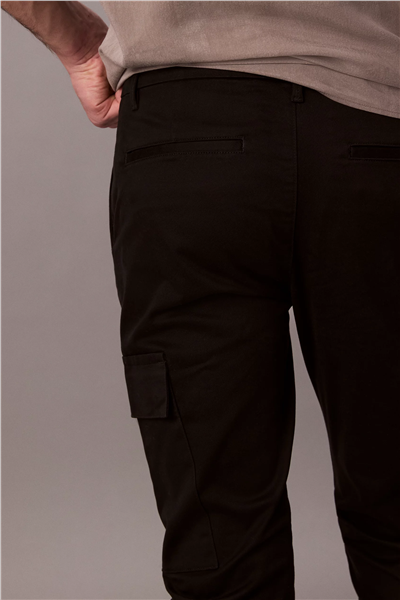 Calvin Klein Slim Cotton Stretch Cargo Erkek Kargo Pantolon