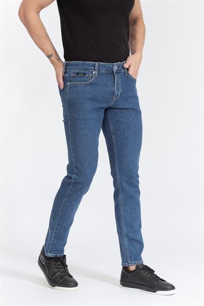 Calvin Klein Slim Fit Erkek Jean Pantolon Lacivert