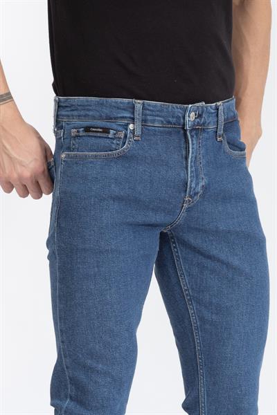 Calvin Klein Slim Fit Erkek Jean Pantolon Lacivert