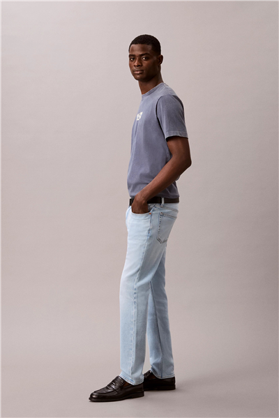 Calvin Klein Slim indigo Overtone Lt Wt Jean Erkek Jean Pantolon Kırmızı