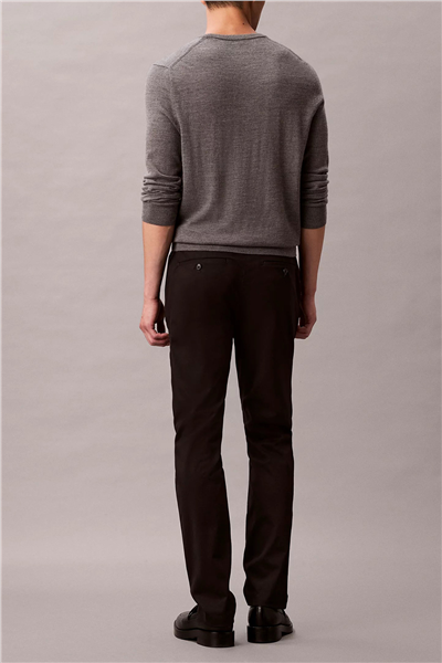 Calvin Klein Slim Sateen Trouser Erkek Chino Pantolon Siyah