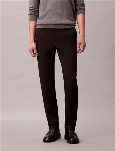 Calvin Klein Slim Sateen Trouser Erkek Chino Pantolon Siyah