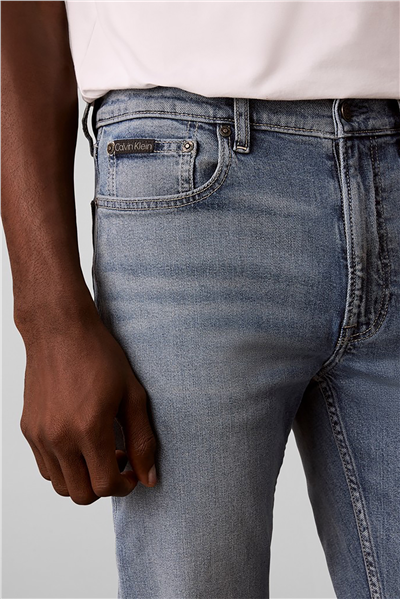 Calvin Klein Slim Straight Gregory Jean Erkek Jean Pantolon