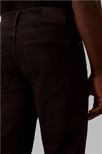 Calvin Klein Slim Straight Wall S Erkek Jean Pantolon Siyah