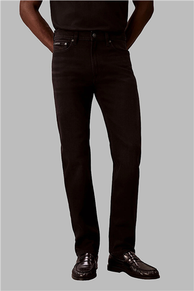 Calvin Klein Slim Straight Wall S Erkek Jean Pantolon Siyah