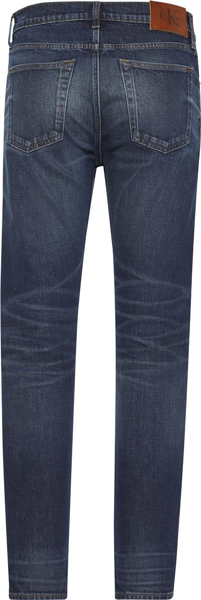 Calvin Klein Slim Taper Dark Crescent Thermo Erkek Jean Pantolon