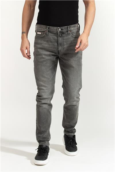 Calvin Klein Slim Taper Hearst Grey Erkek Jean Pantolon