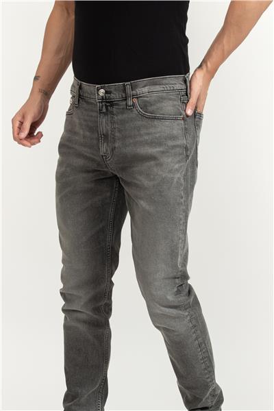 Calvin Klein Slim Taper Hearst Grey Erkek Jean Pantolon