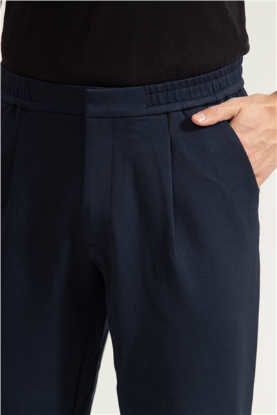 Calvin Klein Slim Tapered Knit Pleated Pant Erkek Chino Pantolon