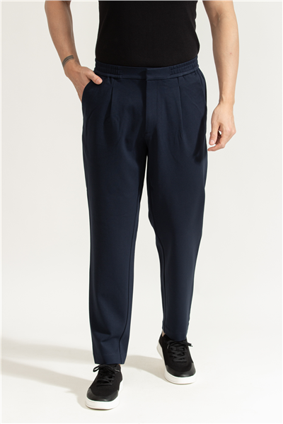 Calvin Klein Slim Tapered Knit Pleated Pant Erkek Chino Pantolon