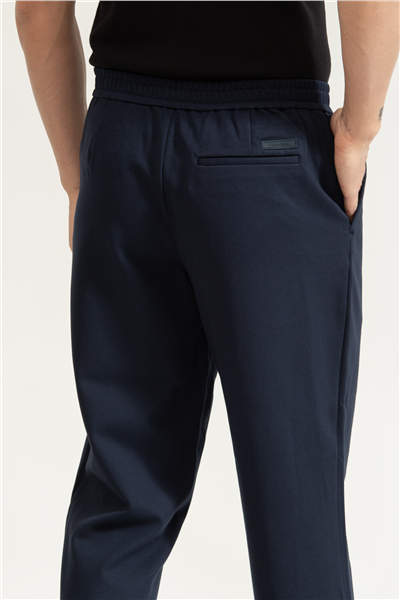 Calvin Klein Slim Tapered Knit Pleated Pant Erkek Chino Pantolon