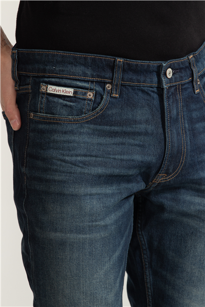Calvin Klein Slim Vine Street Jean Erkek Jean Pantolon