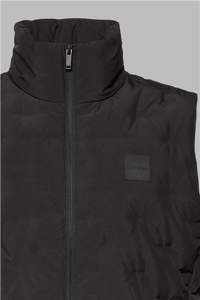 Calvin Klein Slvss Heatseal Quilted Vest Erkek Şişme Yelek Siyah